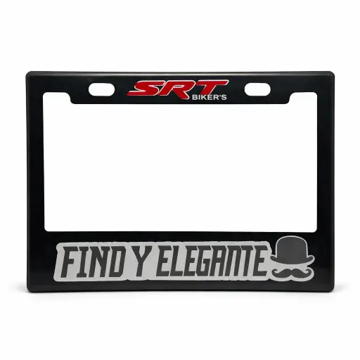 [PPM-SRT] Portaplaca flexible para moto "Fino y elegante"