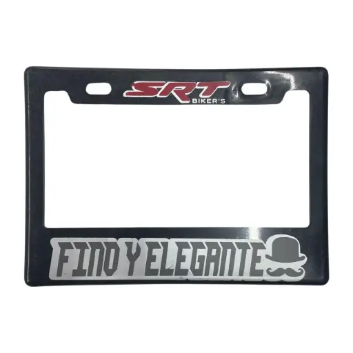 [PPM-SRT] Portaplaca flexible para moto "Fino y elegante"