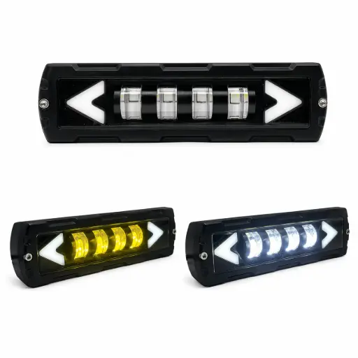 [HY-25001] Barra LED diseño de flecha con lupas