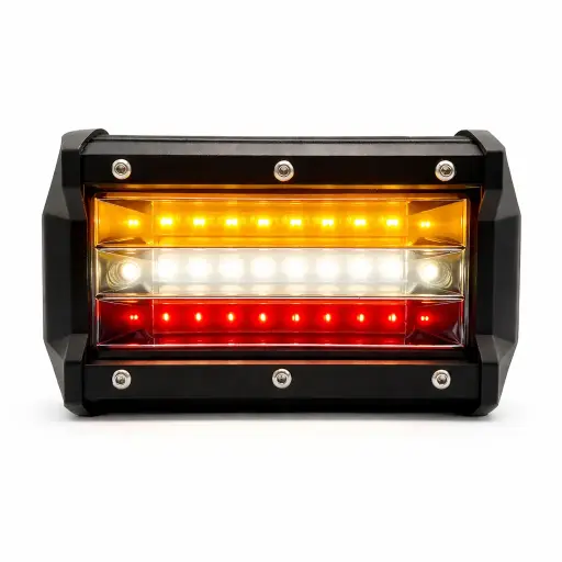 [TU-CT21] Faro LED rectangular tricolor